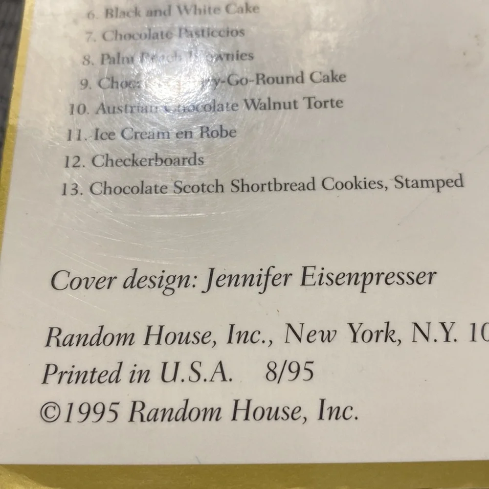 Maida Heatter's Vintage 1995 PB Book of Great Chocolate Desserts! - Picture 7 of 12